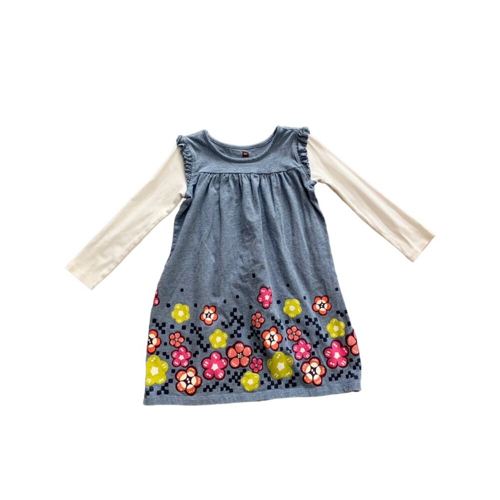 Tea Collection Layered Sleeve Dress Size 6